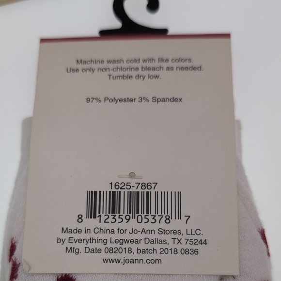 Festive Owl Socks with Polka Dots - Picture 3 of 4